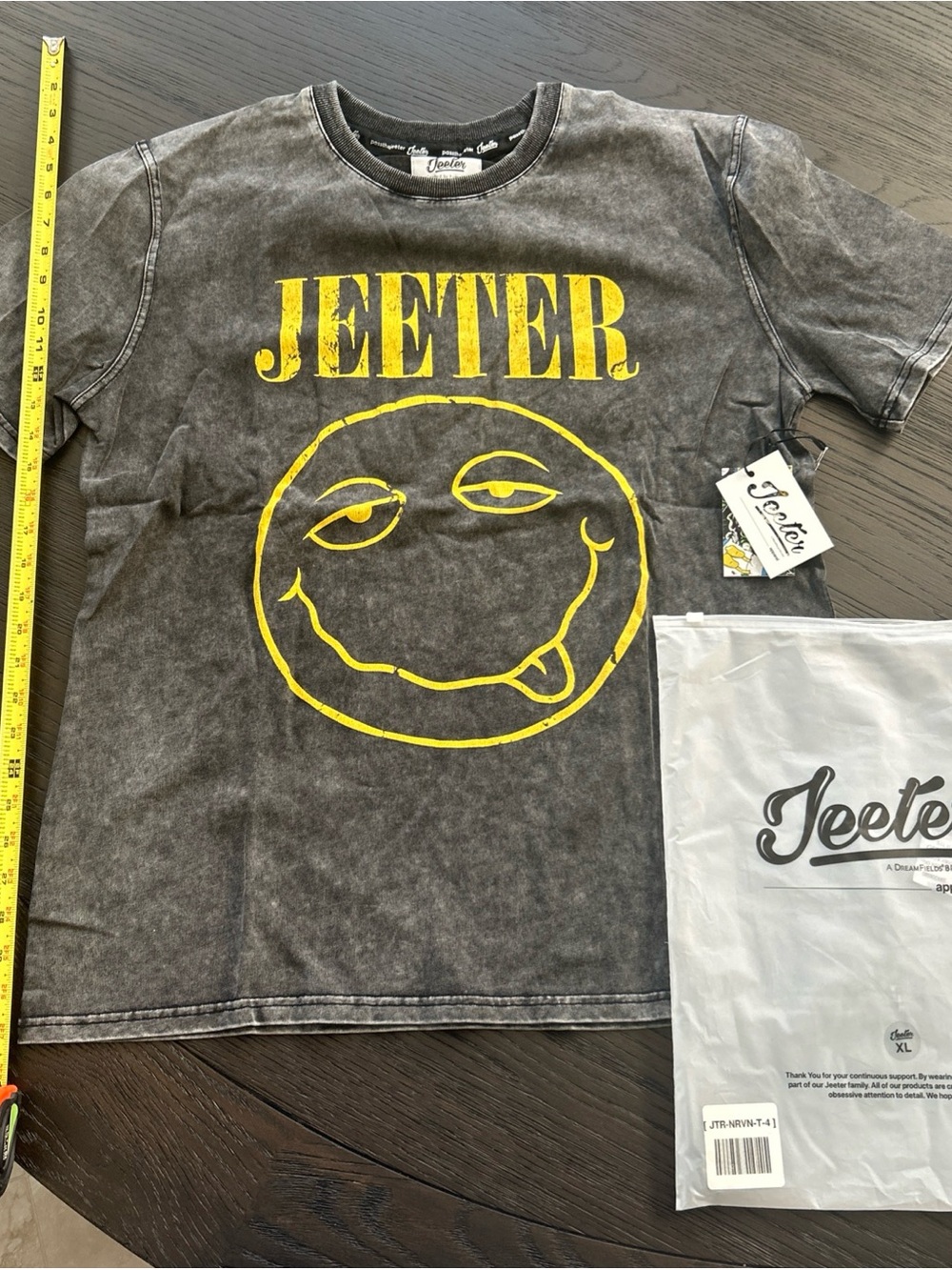 Jeeter Nirvana Stoned High Smiley Logo Dreamfields XL T-Shirt New NWT